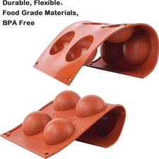 Silicone cake mold tartlet hemisphere muffin mold silicone mold tartlet kitchen