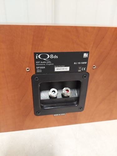 Pair Of KEF Speakers IQ8ds - Surround Speakers in Dark Apple -Tested #2867 - Picture 13 of 13
