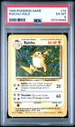 1999 POKEMON BASE SET UNLIMITED #14 RAICHU-HOLO PSA 6
