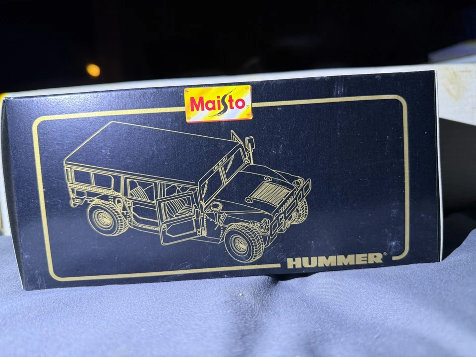 Maisto Hummer H2 SUV Amarillo Edición Especial Escala 1:27 Modelo Diecast Foto 3 de 4