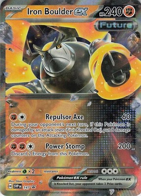 Iron Boulder ex Holo Promo SV: Scarlet & Violet Promo Cards 147 NM