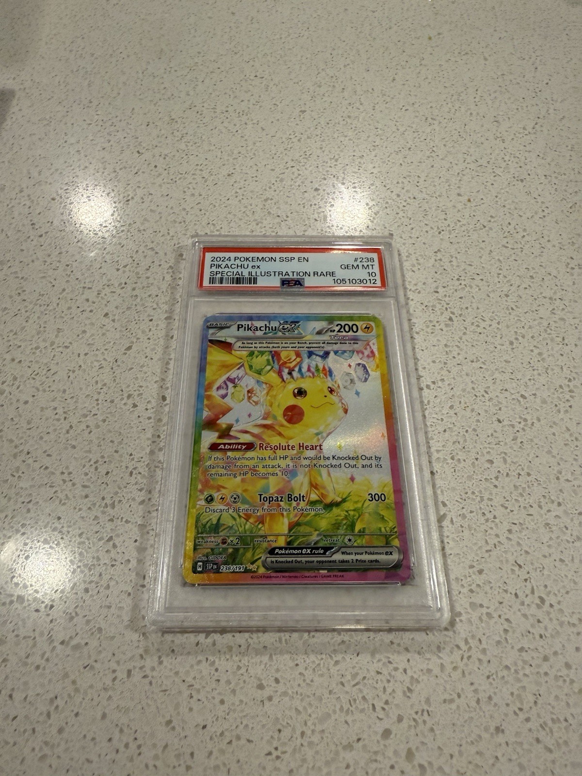 Pikachu ex 2024 Scarlet & Violet: Surging Sparks #238/191 Pikachu ex 2024 Scarlet & Violet: Surging Sparks #238/191