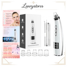 Blackhead Remover Vacuum, Facial Pore Extractor, 5 Suction Levels  Probes