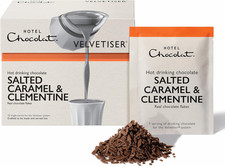 Image of Hotel Chocolat - Salted Caramel & Clementine Hot Chocolate Sachets