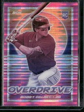 2021 Panini Chronicles #9 Bobby Dalbec Overdrive Pink Pulsar