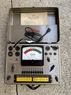 Working Triplett Model 3413-A Tube Tester | eBay