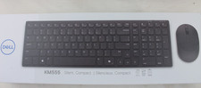 Dell Silent Compact Keyboard Mouse KM555 CN-005V5M-LO300 Open Box ZZ