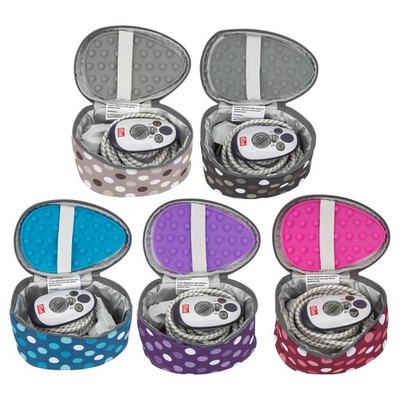 Semplix Mini-Bügeleisen Bundle/ Prym Bügeleisen +Tasche Polka Dots +Silkonablage