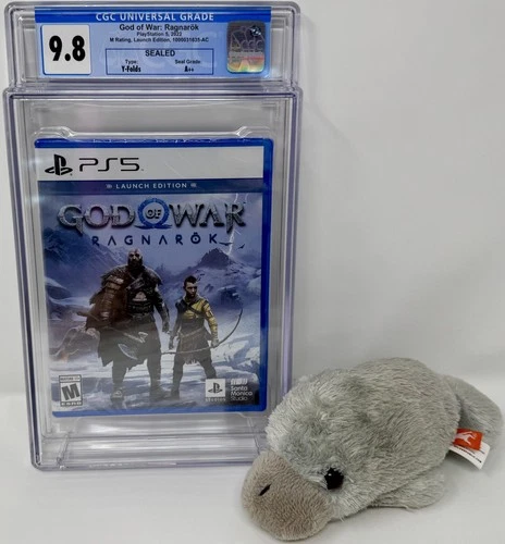 CGC Graded God of War Ragnarok Launch Edition NEW PS5 (1022794001, 9.8 A++)