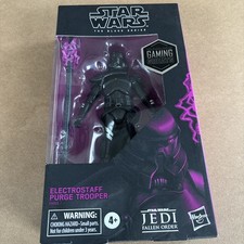 Star Wars Black Series 6  Electrostaff Purge Trooper GameStop Exclusive  Gaming