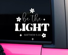 2Pcs Christian Car Decal, Jesus Loves You Bible Verse Window Sticker
