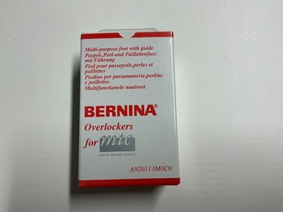 Bernina Overlockers Bernette A92017760C0A Multi -Purpose foot with guide