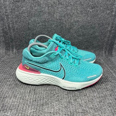 Nike ZoomX Invincible Run FlyKnit 2 Washed Teal Running Shoes W 9.5 DC9993-300