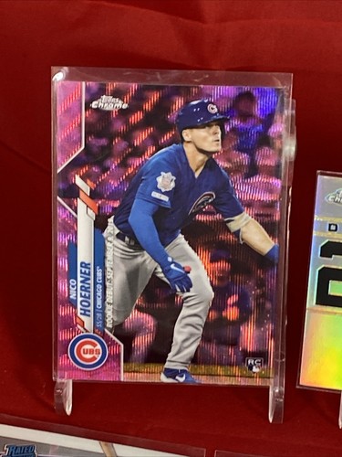 NICO HOERNER SP RC Lot (10) Topps PINK WAVE SILVER CHROME Rated Rookie Card CUBS - Picture 2 of 12