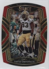 2020 Panini Select Club Level Red Prizm Die-Cut David Onyemata #299 17ec