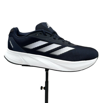 Adidas Duramo SL Mens Running Shoes Size 9.5 Navy Blue White Athletic Comfort