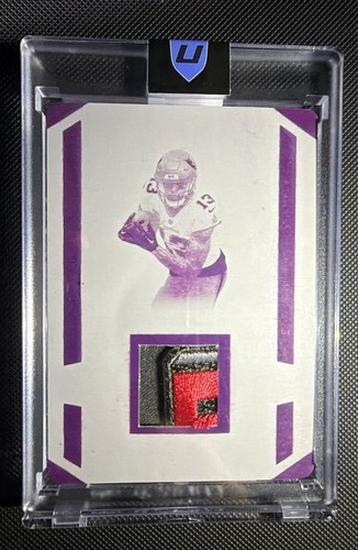 2023 Panini National Treasures Mike Evans No. Can-Mez Printing Plate Magenta 1/1