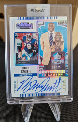BRUCE SMITH 2022 Panini Contenders Auto Card /25 SP BUFFALO BILLS LEGEND / HOF