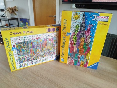 James RIZZI Fun Sun on the right night &  Times Square Puzzle je 1000 Teile