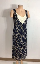 Karavan Floral Summer Dress Womens Small