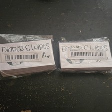Baby Shower Party Game - Diaper and Wipes Raffle Tickets