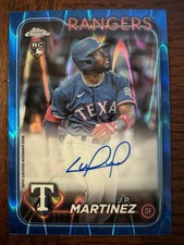 J.P. Martinez 2024 Topps Chrome - Blue Raywave Rookie Autograph /150 Color Match