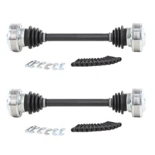 For BMW 735i 1991 1992 Pair Rear CV Axle Shafts CSW