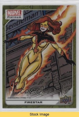 2023 Upper Deck Marvel Platinum High Series Yellow Rainbow Firestar READ 6kv