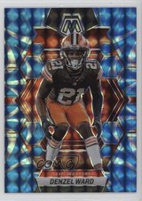 2023 Panini Mosaic Reactive Blue Mosaic Prizm Denzel Ward #52 0pe3