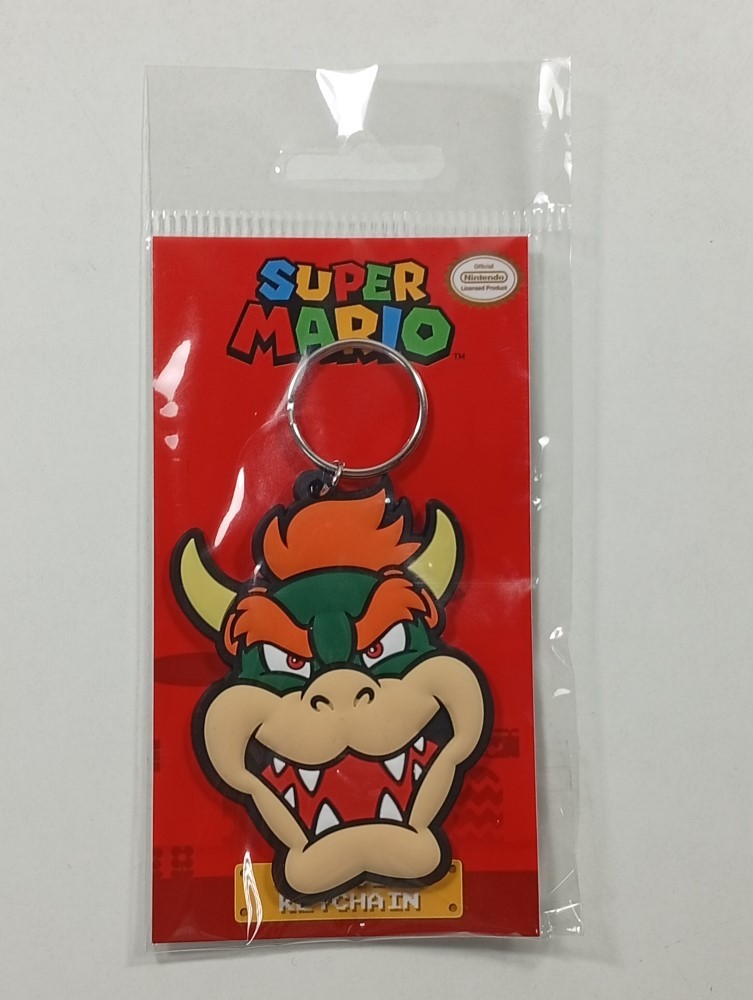 KEYCHAIN (PORTE-CLES) SUPER MARIO BOWSER NEW (OFFICIAL NINTENDO)