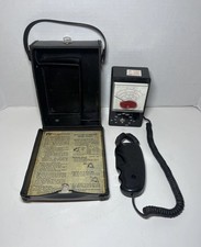 VTG PACER INDUSTRIES AMPAK Clamp On AMMETER 705A w/ Leather Case Parts/Repair!!!