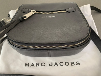 Marc Jacobs Recruit Tasche,  Satteltasche, Leder, grau, NEU