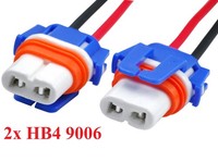 2X HB4 Fassung Keramik Lampen Sockel Stecker Reparatur 55 - 100 Watt P22D 9006