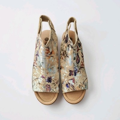 Remonte Women's Floral Leather Sandals EU 41 (9.5/10 US)