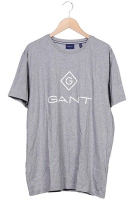 GANT T-Shirt Herren Oberteil Shirt Sportshirt Gr. XXL Baumwolle Grau #75djl93