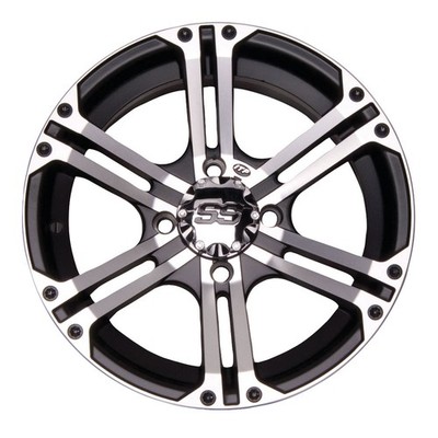 4/110 ITP SS212 Alloy Series Wheel 12x7 2.0 + 5.0 Machined For JOHN DEERE Trail