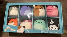 Original Squishmallows 5" Mini Plush 8-Pack Set Geraldine Melzie Javari Malu  