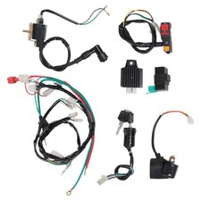 Wiring Harness CDI Ignition Coil Kit for 50cc 70cc 90cc 110cc ATV Electric7975