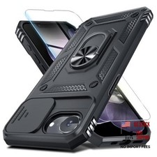 Case for iPhone 17e  iPhone 16e Phone Cover Built in for iPhone 17e/16e Black
