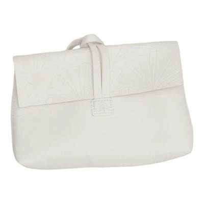Sisley, Clutch, Damen, Lederimitat/Wildlederimitat, Weiß/Pink, Sonstiges #ILY