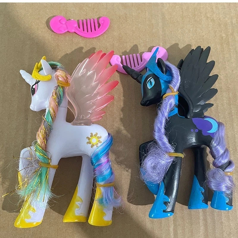 14cm My Little Pony Princess Celestia Nightmare Moon Figures Toys