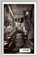 New York City NY, The Cortile Restaurant, Advertising Vintage c1953 Postcard