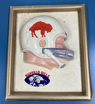 RARE Vintage 1965 Buffalo Bills AFL Wall Plaque Technigraph Football Approx 7x8