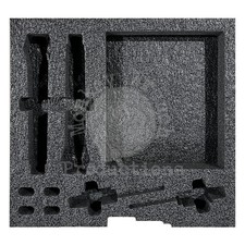 Foam Insert for 2 wireless mics, fits 2U rack drawer