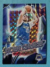 Luka Doncic 2023-24 Panini Mosaic Mosaic Storm Chasers Prizm SSP Mavericks #20