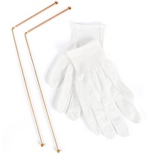 2 Pack 99.9 Copper Dowsing Rods Ghost Hunting Water Divining Rods Tools