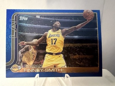 2025-26 Topps Holiday #149 Dorian Finney-Smith Blue Metallic Glitter Holiday
