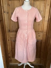LF Markey Pale Pink Coral Denim Dress UK 8