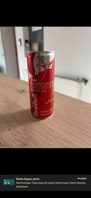 Red Bull Winteredition 2023 Birne-Zimt MHD abgelaufen DEKOARTIKEL 