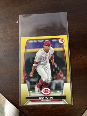 4930 2023 BOWMAN JOEY VOTTO #38 YELLOW 24/75 | eBay